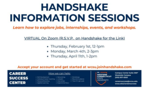 Handshake information session dates and times